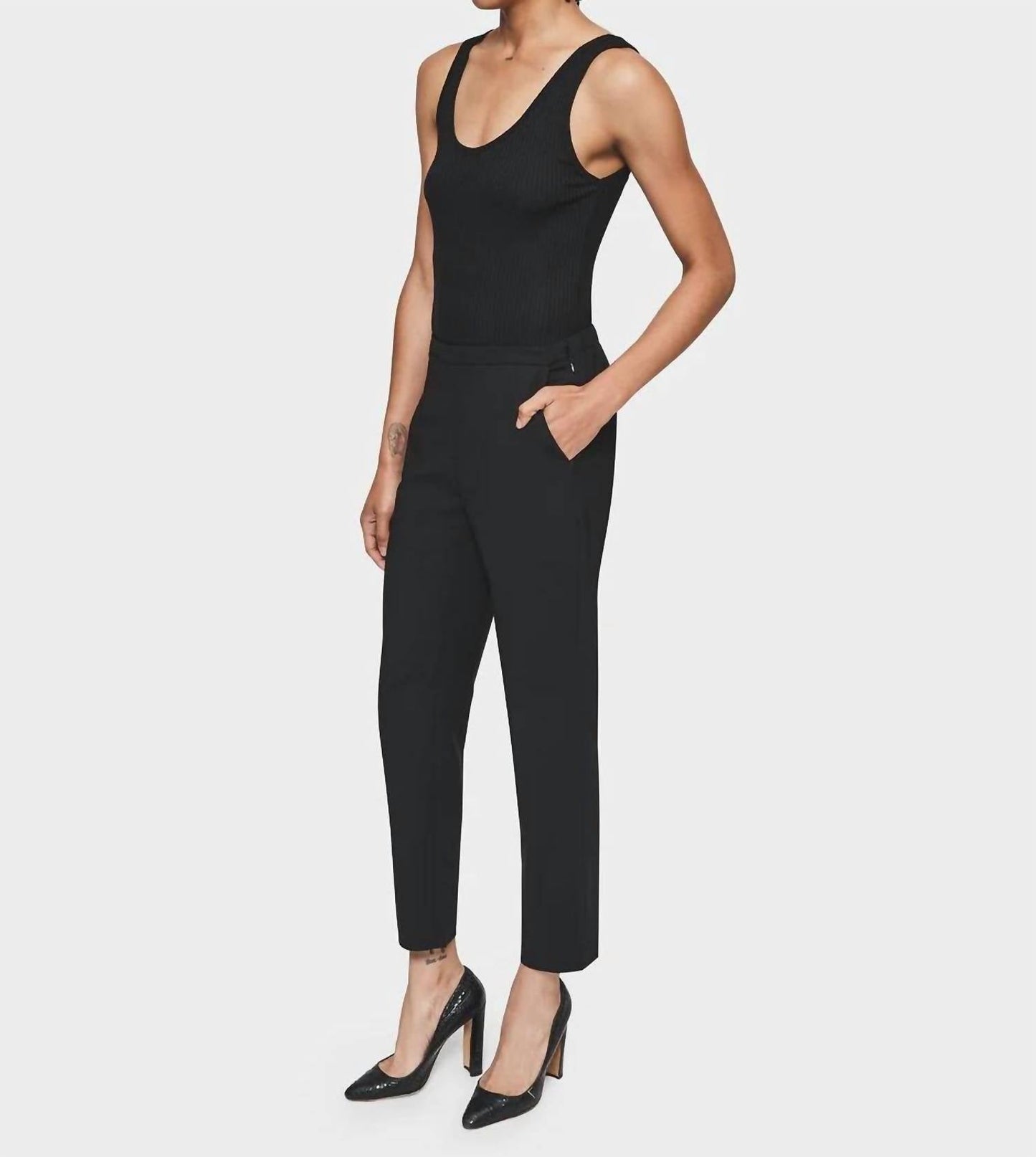 6397 - Slim pull on pant