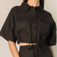 Before You Collection - Linen Cropped Top