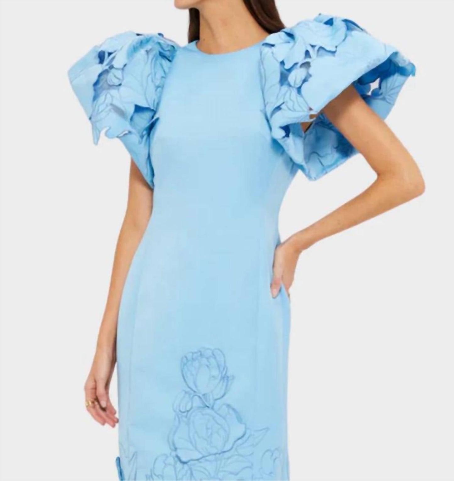 Leo Lin - Lucinda Applique Maxi Dress