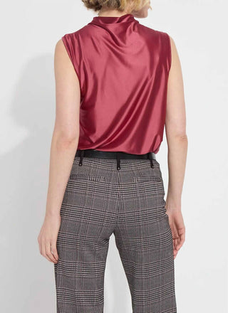 Lysse - Blusa de malha de cetim Irina