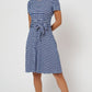 Vestido Brittany Azul Leota Feminino