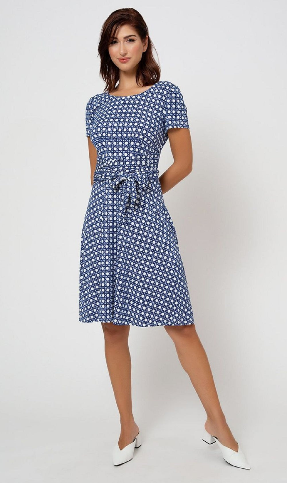 Vestido Brittany Azul Leota Feminino