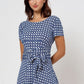 Vestido Brittany Azul Leota Feminino
