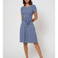 Vestido Brittany Azul Leota Feminino