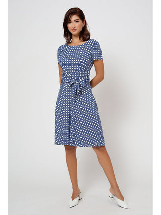 Vestido Brittany Azul Leota Feminino