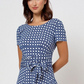 Vestido Brittany Azul Leota Feminino