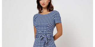 Vestido Brittany Azul Leota Feminino