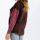 Entro - Plaid Detail Shacket