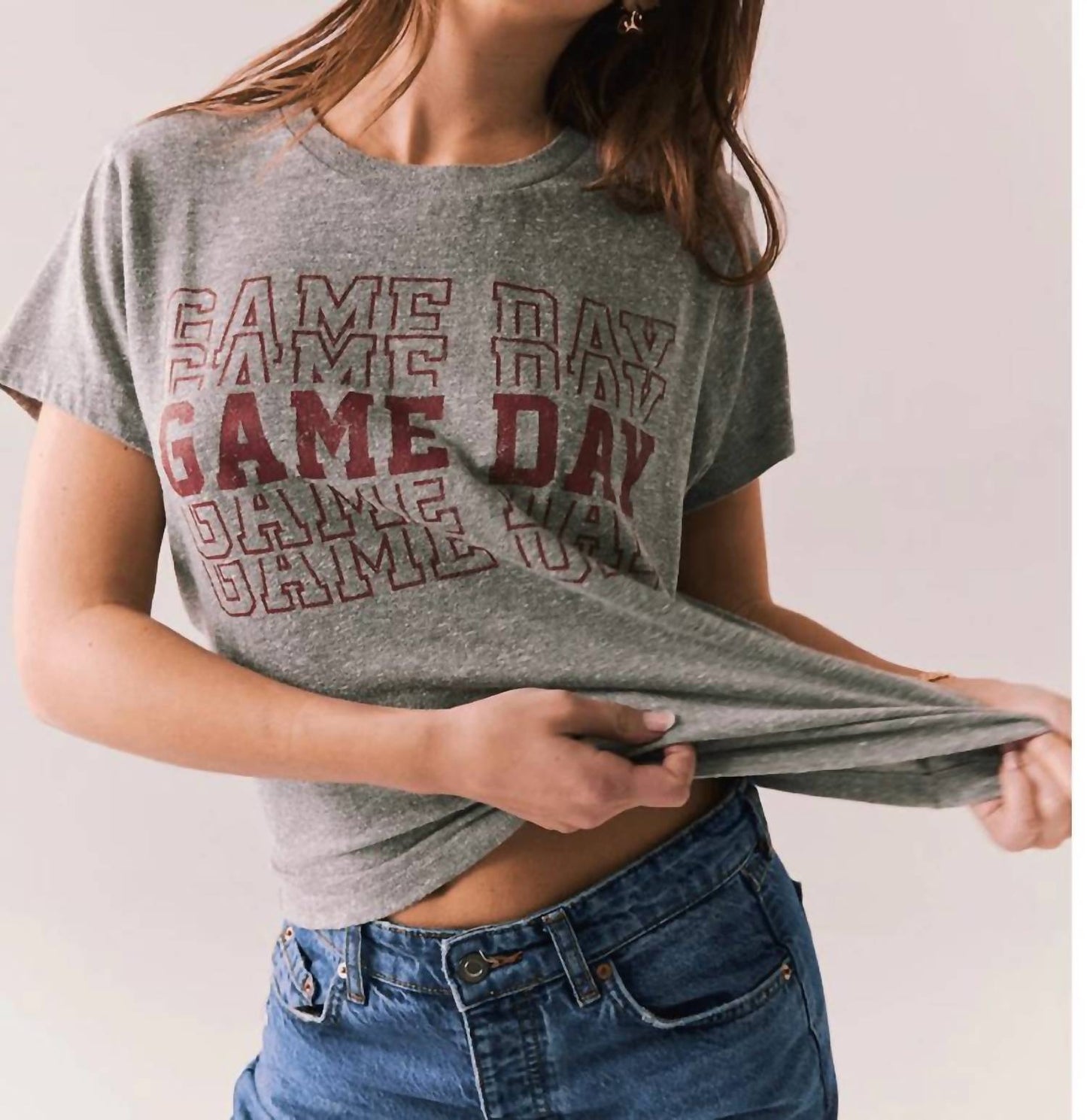 Chaser - Game Day Vintage Style With Maroon Graphic Tee