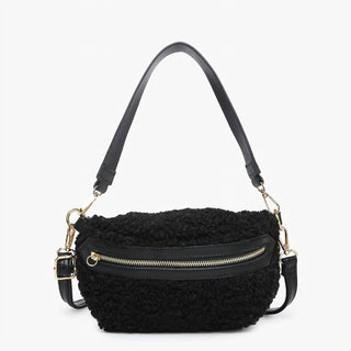 Jen &amp; Co. - Bolsa de cinto feminina Brookie Sherpa