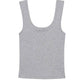 Donni. - Rib Scoop Tank Top