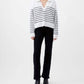 French Connection - Vhari Collar Stripe Jumper