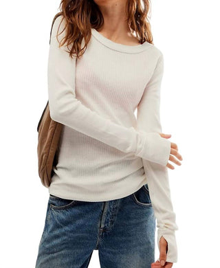 Free People - Blusa gola redonda Honey B