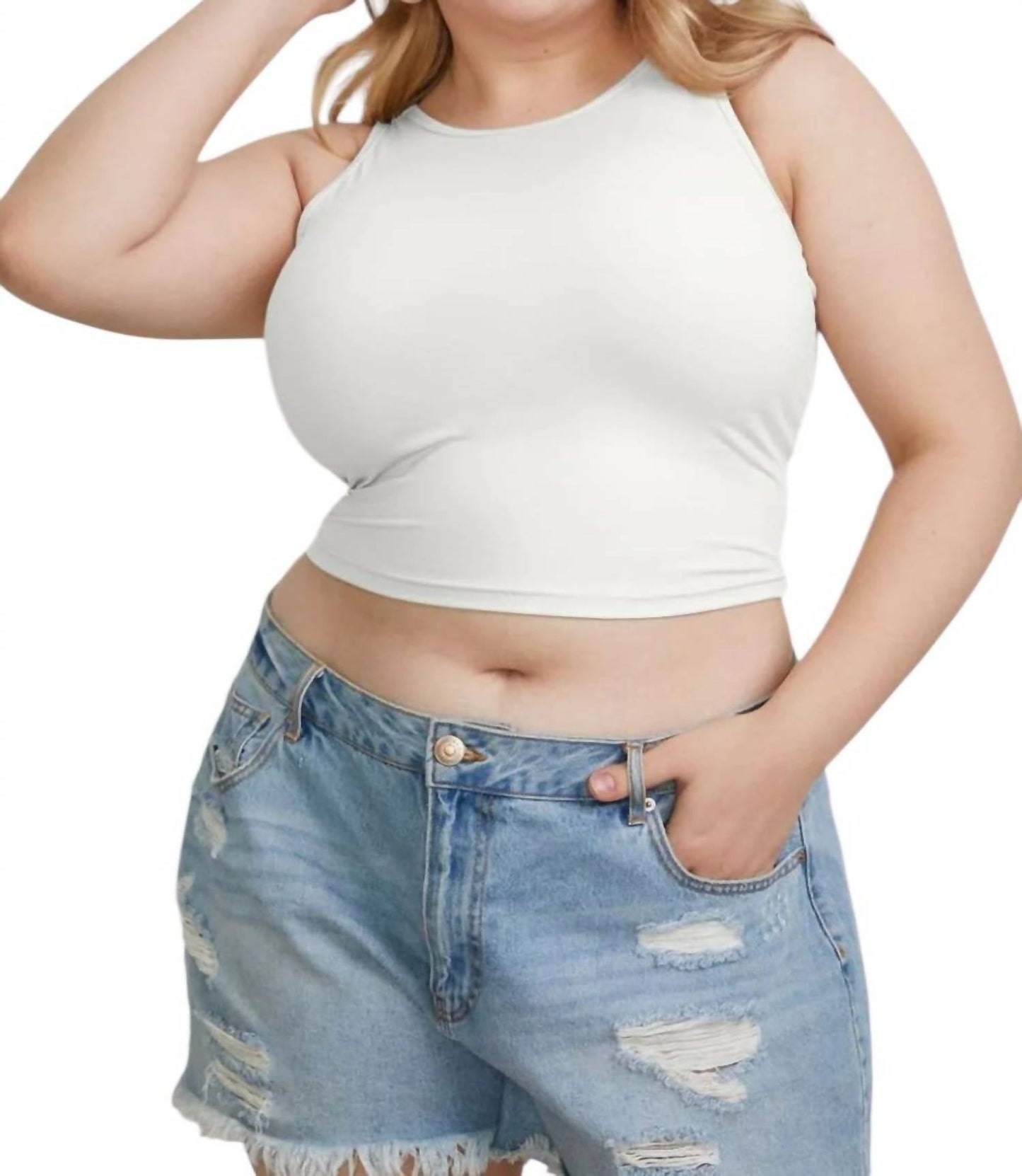 Basic Bae - Full Size Round Neck Slim Tank