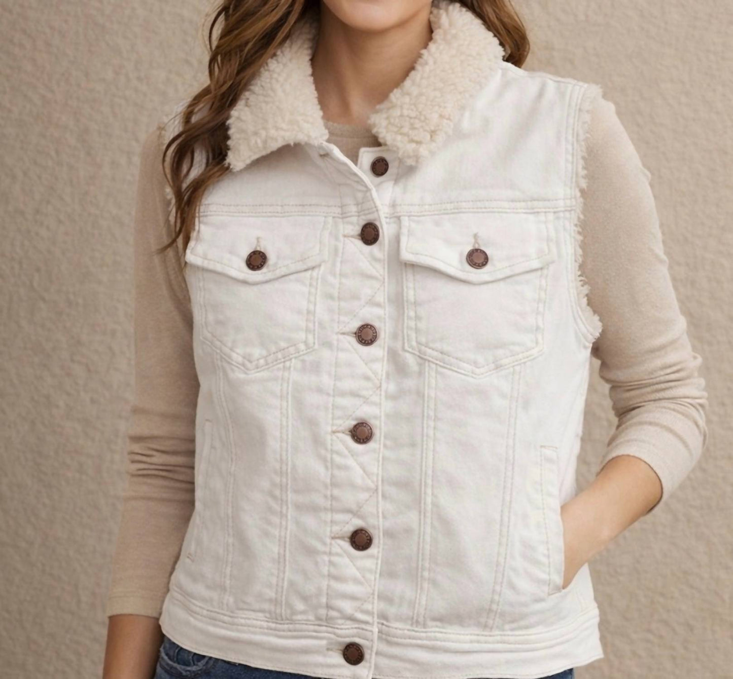 Judy Blue - Shearling Lined Vest