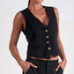 Elan - Fitted Button Front Vest