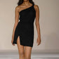 Sherri Hill - Sequin Fully Embellished Asymmetrical One Shoulder Dress
