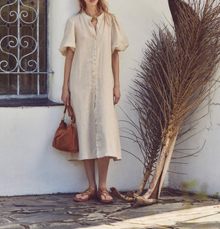 Lanhtropy - Bubble Linen Dress