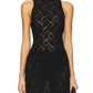 Enza Costa - Puckered Lace Sleeveless Mockneck Top