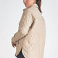 Elan - Faux Leather Quilted Jacket