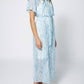 Amanda Maria - Chiffon Beach Print Shirt Dress