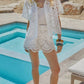 Allison New York - Ainsley Eyelet Belted Short