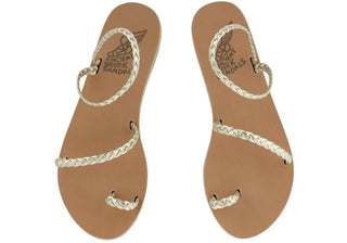 Sandálias Gregas Antigas - Sandálias de Couro Nappa Eleftheria