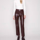 Charlie B - Faux Leather Pull-on Pants