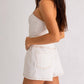 Le Lis - Strapless Denim Romper
