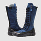 Kcr Group - Women's Original Tall Thick Wool-lined Zip-up Leather Boots