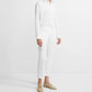 Theory - Crop Stretch Cotton Straight Leg Pants