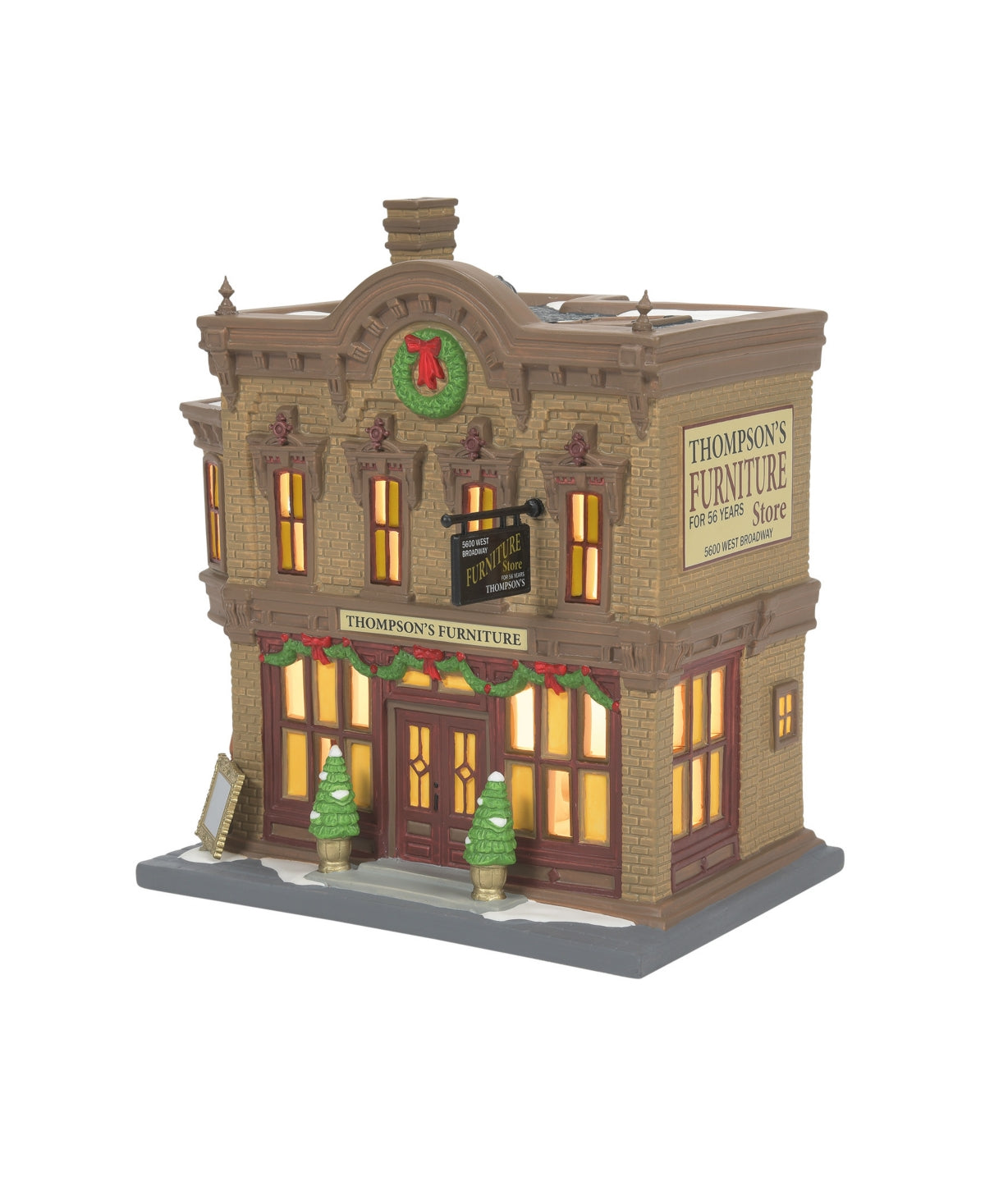 Department 56 Villages Thompson's Furniture - Porcelain Christmas In The City