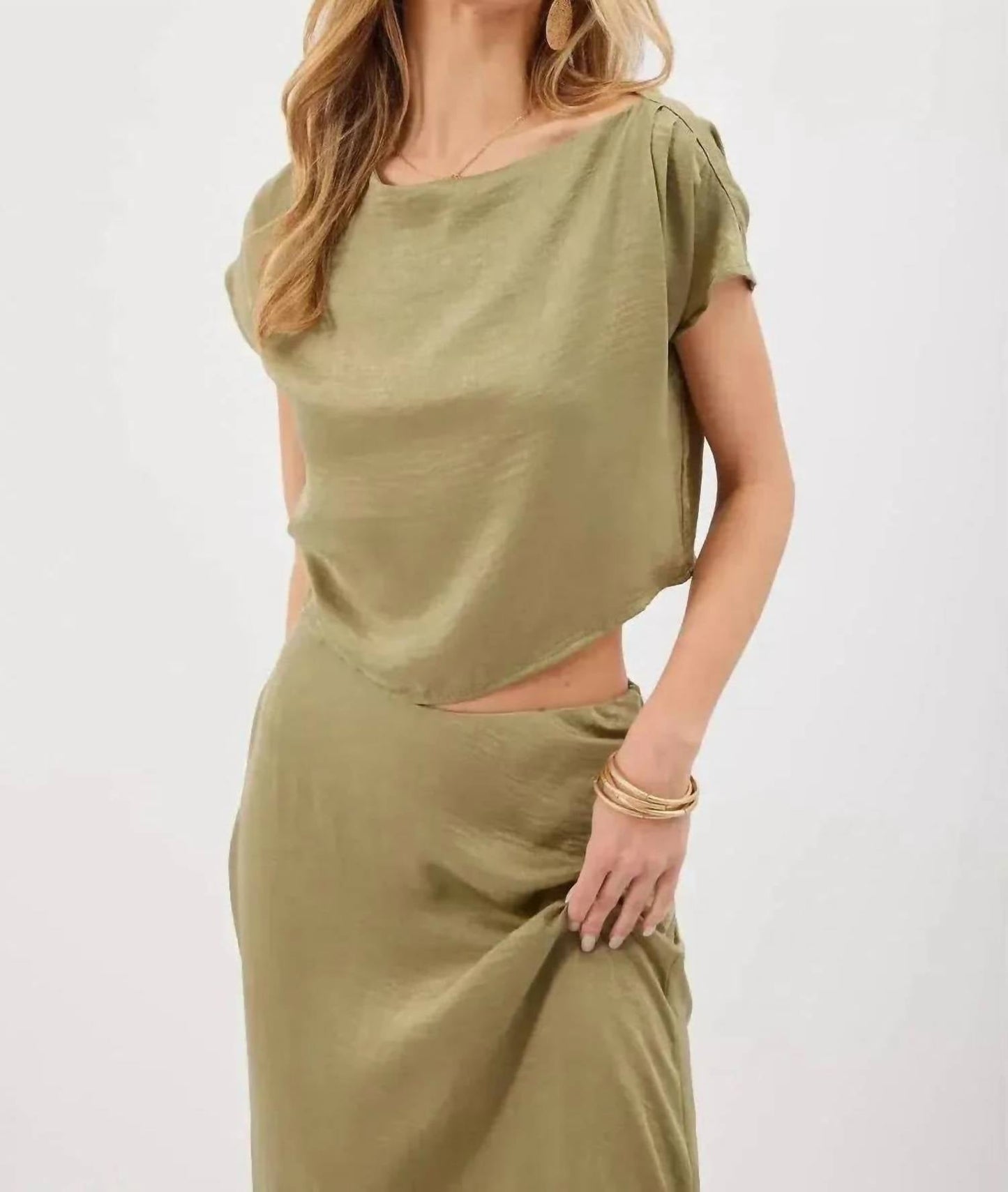 Kylie Paige - Gigi Satin Top