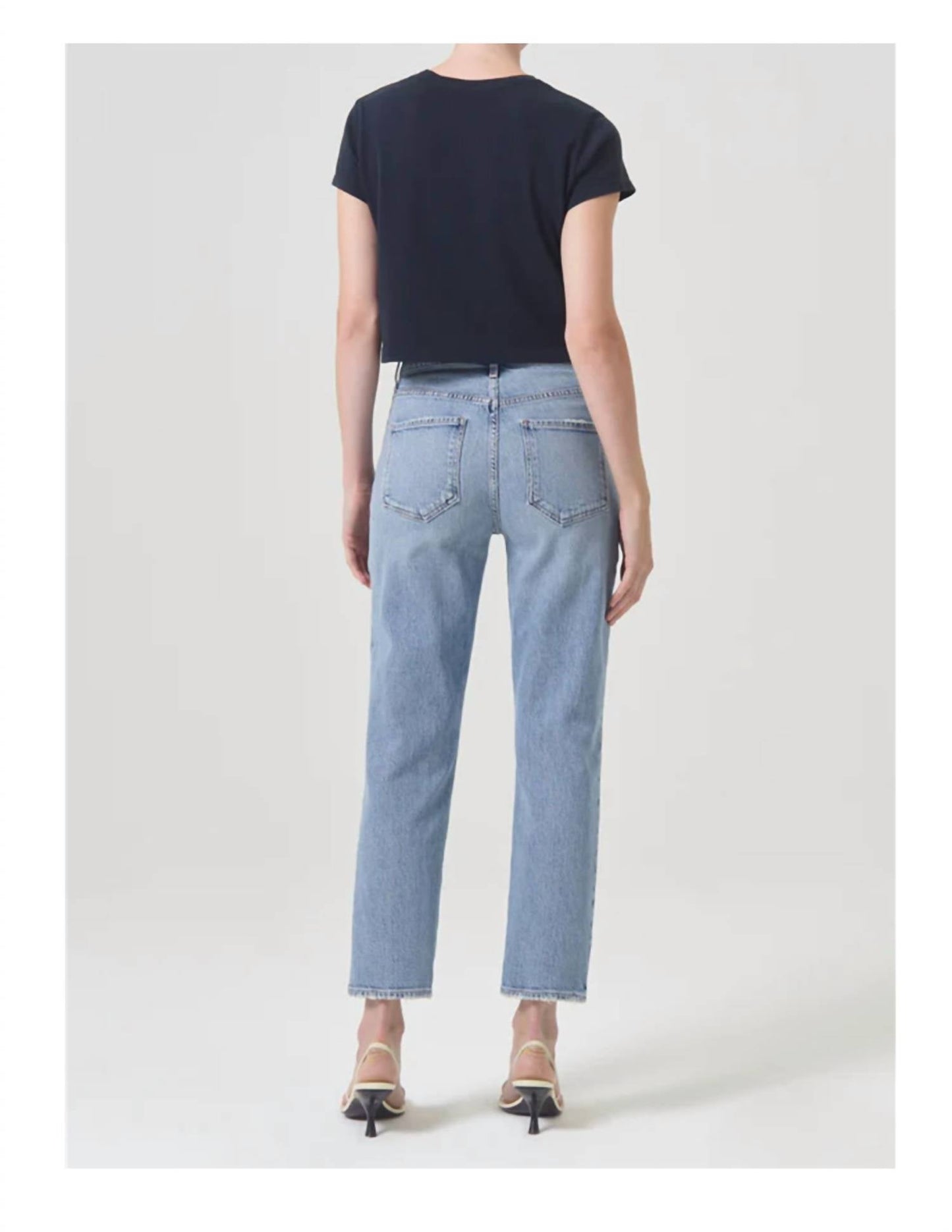 Agolde - Riley High Rise Straight Crop