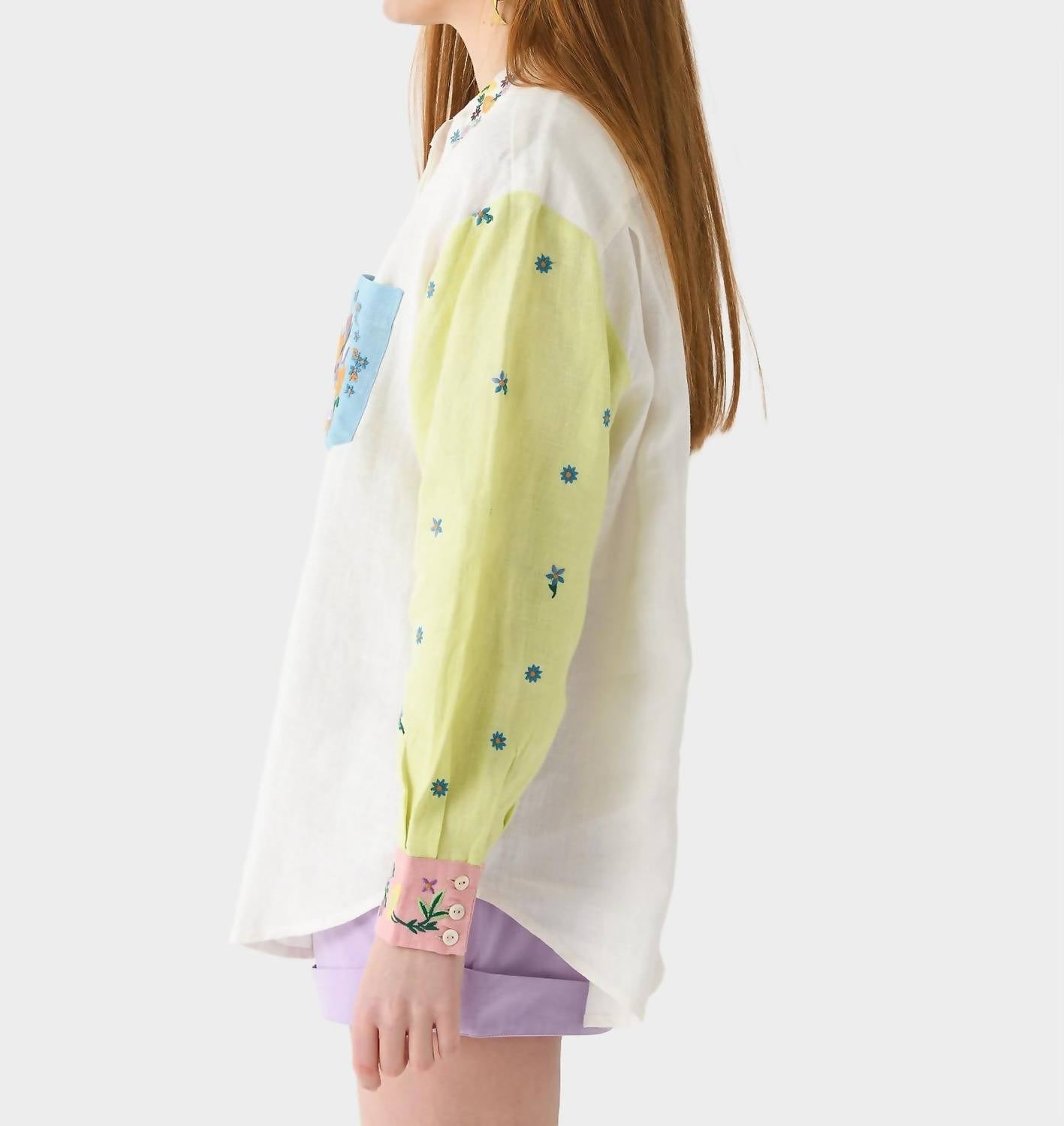 Alemais - Willa Embroidered Shirt