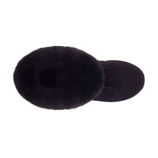 Cloud Nine - Bota feminina clássica de pele de carneiro com franjas