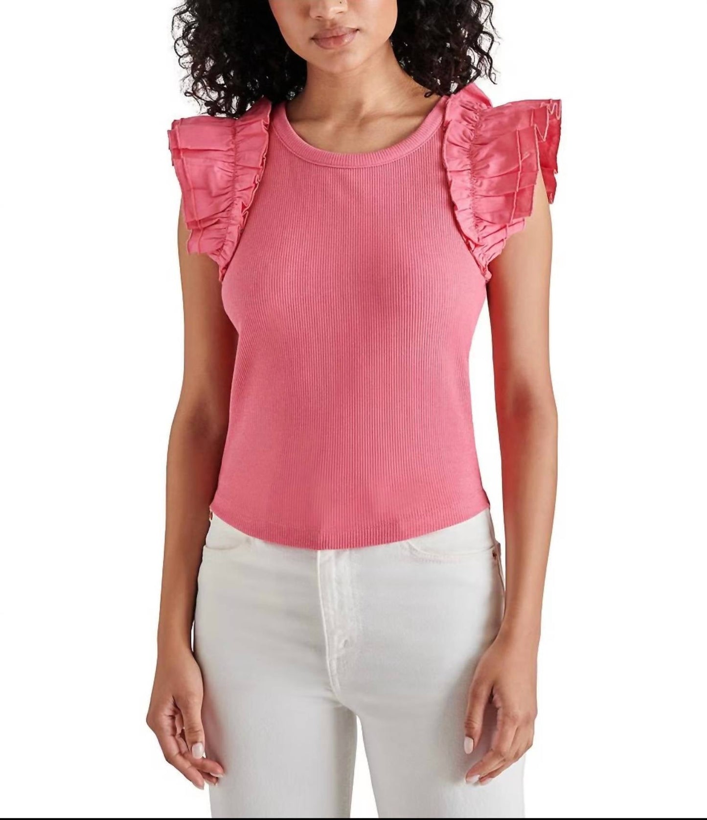Steve Madden - Adela Rib Knit Top