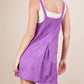 Very J - Mineral Washed Knit Mini Dress with Shorts Inside