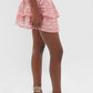 Bell By Alicia Bell - Pleated Smocked Mini Skirt