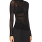 Enza Costa - Cotton Mesh Slash Top
