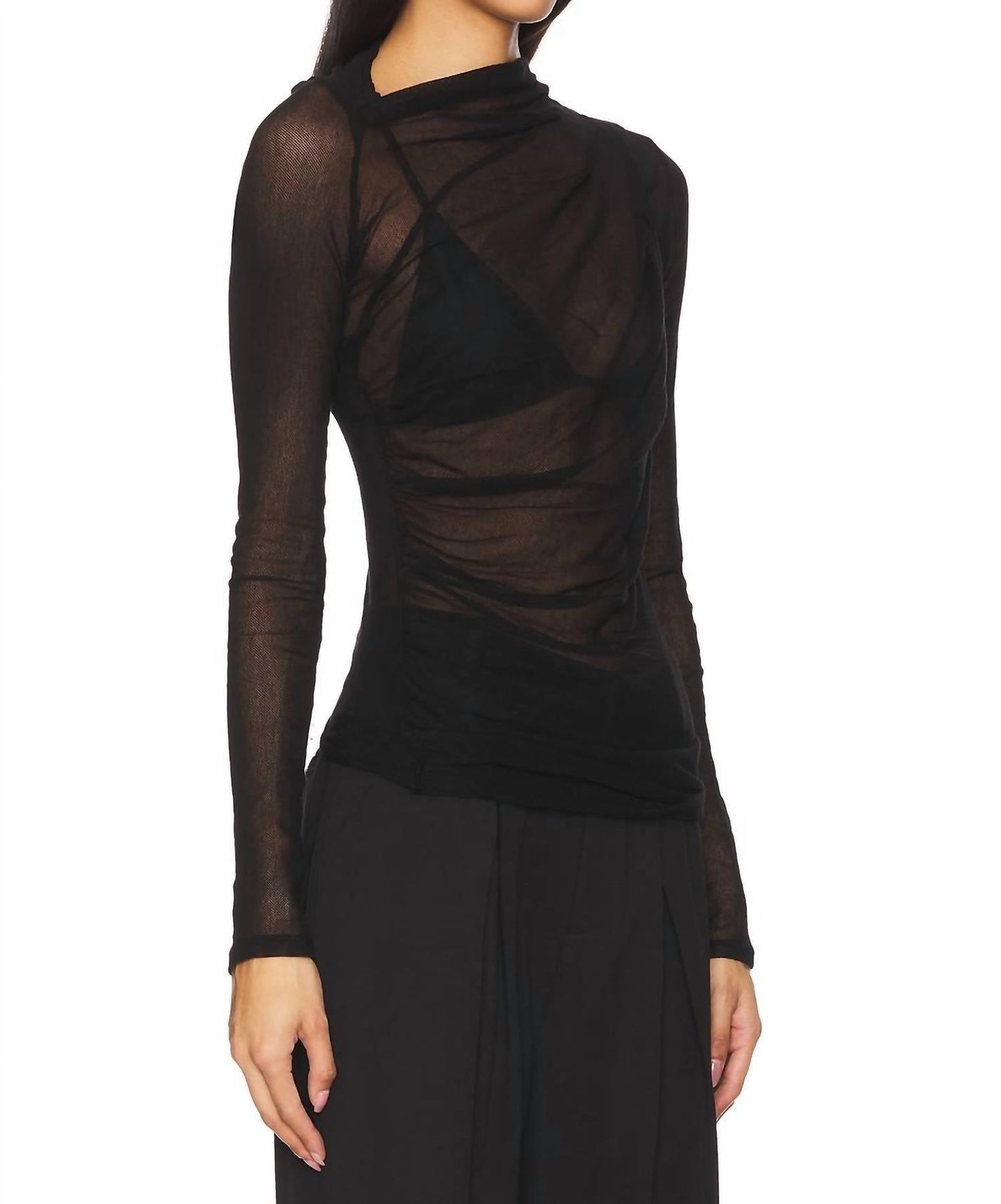 Enza Costa - Cotton Mesh Slash Top