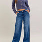 Judy Blue - Darcy Mid Rise Wide Leg Trouser Jeans