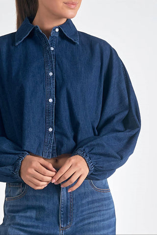 Elan - Jaqueta jeans curta Sonesta