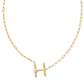 Kendra Scott - Women's Pearl Letter H Pendant Necklace