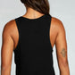 Chaser - Heirloom Wovens Cropped Snap Front Racerback Henley