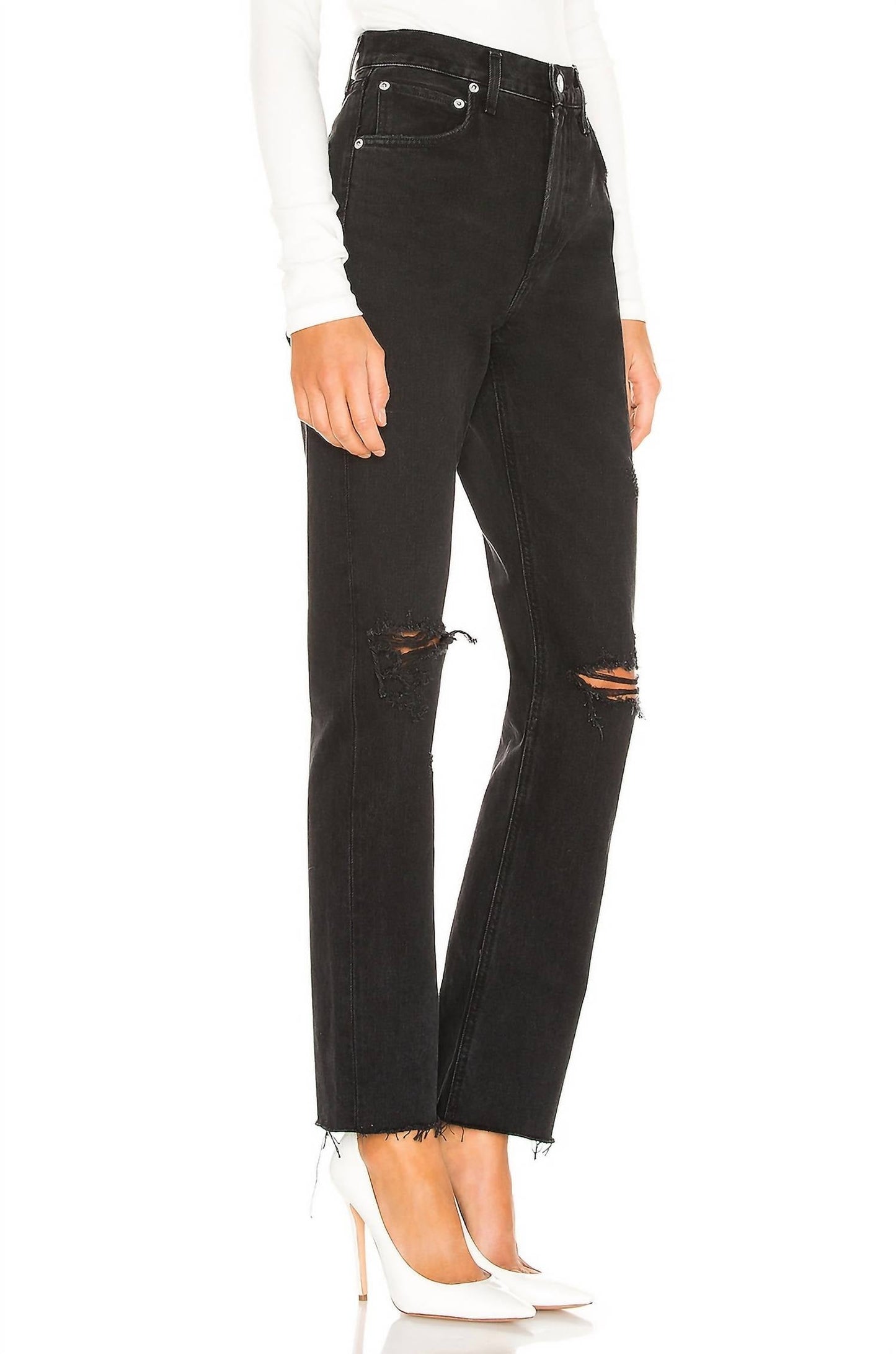 Agolde - Cherie High Rise Straight Jeans