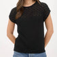 Blu Pepper - Eyelet Sweater Knit Top