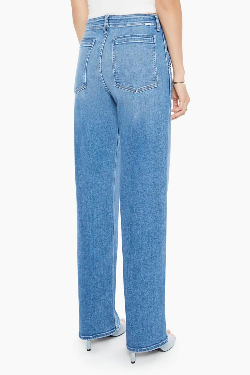 Mother - Major Zip Sneak High Rise Jeans
