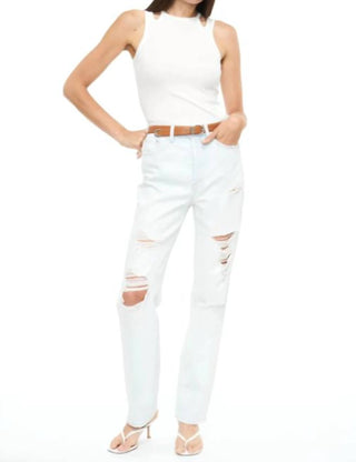 Pistola - Cassie Super High Rise Straight Leg Denim