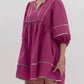 Entro - Contrast Stitch Dress
